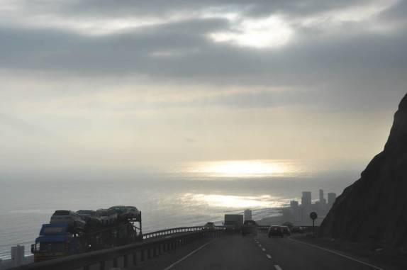 Primeira visão do Oceano Pacífico, em Iquique, no norte do Chile